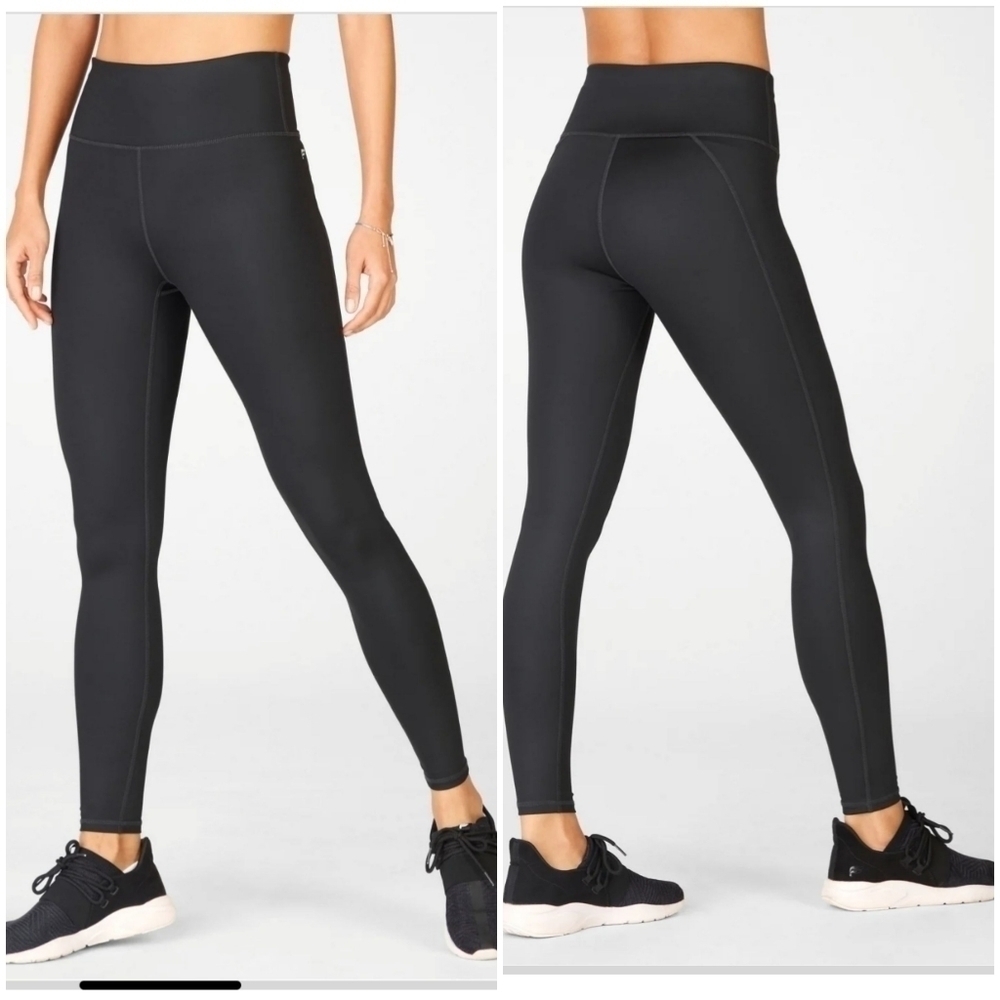 NWT Fabletics High Waisted Ultracool 7/8, Size M/8, Black